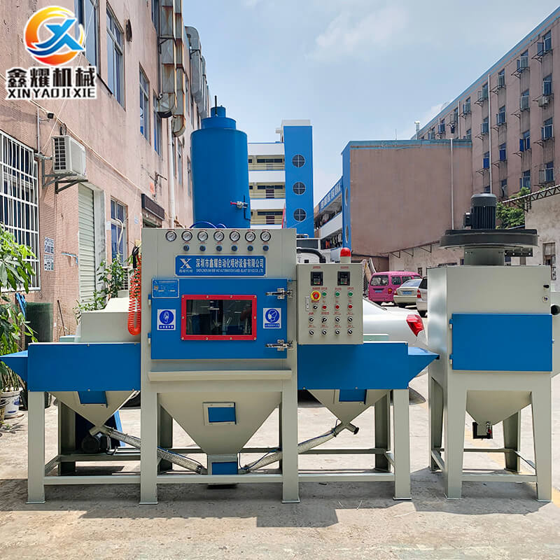 小米公司充電寶外殼自動(dòng)噴砂解決方案