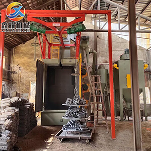 焊接件拋丸機鑄件掛鉤式除銹拋丸機