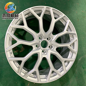 汽車鋼圈噴砂效果
