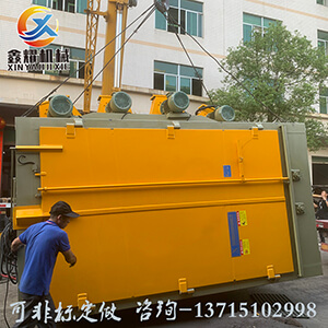 汽車尾板吊鉤式拋丸清理機