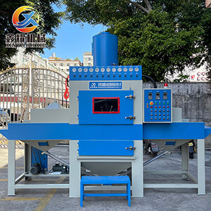 長(zhǎng)條型材方通雙面輸送式自動(dòng)噴砂機(jī)