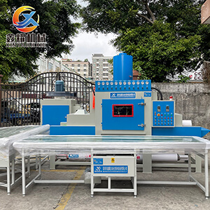 鑫耀噴砂機(jī)廠家生產(chǎn)輸送式全自動(dòng)噴砂機(jī)